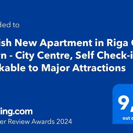 Stylish New Apartment In Riga Old Town - City Centre, Self Check-In, Walkable To Major Attractions Kültér fotó