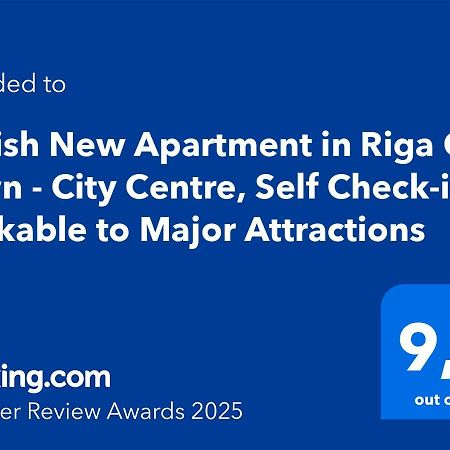 Stylish New Apartment In Riga Old Town - City Centre, Self Check-In, Walkable To Major Attractions Kültér fotó